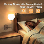 Brown Battery Operated Wall Sconces Set of 2, Rechargeable Wireless Wall Lights - Image 5