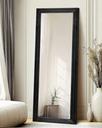 Full Length Mirror 65"x24" Solid Wood Frame Floor Large Mirror - Image 7