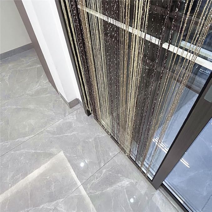 ave split Decorative Door String Curtain Wall Panel Fringe Window Room Blind - Image 4