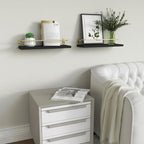 RICHER HOUSE Bathroom Floating Wall Shelf Set of 2 - Image 7