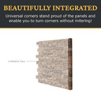AZ Faux High-Density Polyurethane Faux Stone Flush Outside Corner - Image 7