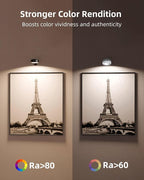 EZVALO Picture Lights for Wall, 2000mAh Rechargeable Battery Magnetic Poster - Image 8