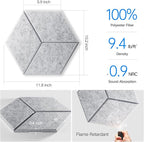 12 Pack Self-Adhesive Acoustic Panels 12" X 10" X 0.4" - Image 3
