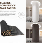 94.5 x 23.6 in Acoustic Wood Wall Panels, 3D Flexible Soundproof Absorbing - Image 6