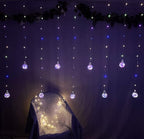 YOLIGHT Wishing Ball Curtain Lights 200 LED Window Curtain String Light - Image 9