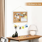 Double-Sided Cork Board for Wall, Picture Display Vision Board Corkboards for - Image 7