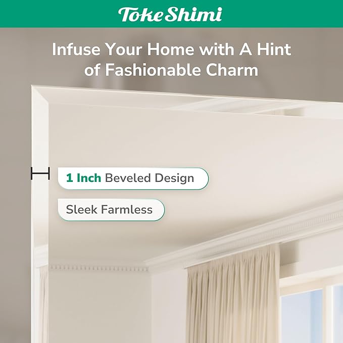 TokeShimi 24x30 Frameless Bathroom Mirror - Image 5