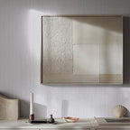 White Grasscloth Peel and Stick Wallpaper Texture Contact Paper A Set of 15.7" - Image 5