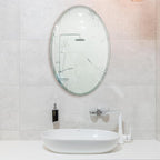 Oval Mirror Frameless Bathroom Mirror - Image 6