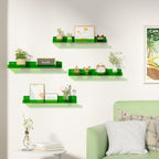 upsimples Acrylic Shelves for Wall Decor, Living Room, Floating Bookshelves for - Image 2