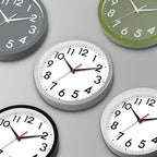 DAXSMY Wall Clock Small Analog 8 Inch Silent Non Ticking Battery Operated - Image 3