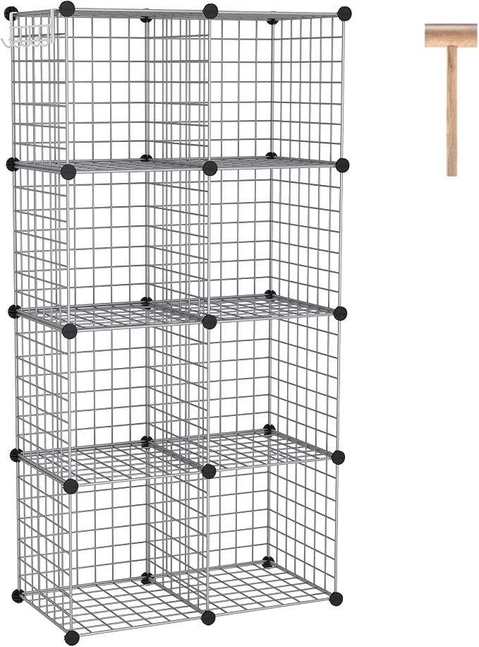 C&AHOME Wire Cube Storage, 8 by CAHOME