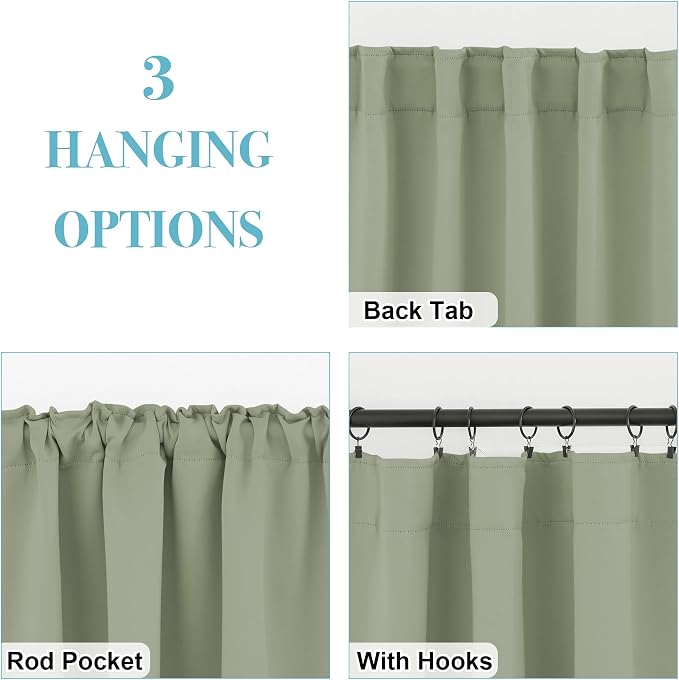 RYB HOME Blackout Privacy Curtains - Image 2