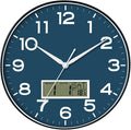 AKCISOT Wall Clock 12 Inch, Non-Ticking Silent Battery Operated Analog by Akcisot