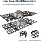 FLEXIMOUNTS 2-Pack 2x4ft 24-inch-by-48-inch Wall Shelf Garage Storage Rack Wall - Image 3