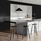 Vinjiasin Black Wallpaper Wood Grain Contact Paper Peel and Stick Wall Paper - Image 3