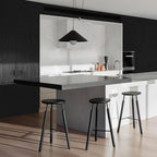 Vinjiasin Black Wallpaper Wood Grain Contact Paper Peel and Stick Wall Paper - Image 7