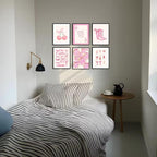 Uniro Coquette Room Decor Pink, Trendy Bows Wall Art Posters - Image 7