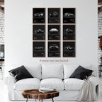 CSLGQGV Car Poster Vintage Racing Car Wall Art Supercar Canvas Prints Painting - Image 3