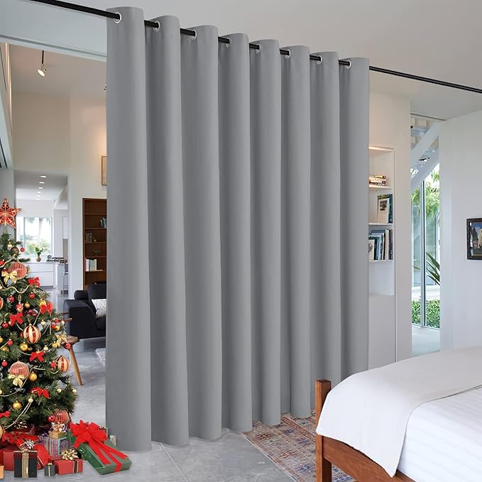 RYB HOME Portable Room Divider Curtains Energy Saving Noise Reducing Drapes by RYBHOME