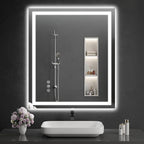 LED Bathroom Mirrors 38"x40" Bathroom Mirror by WISSMILESHOME