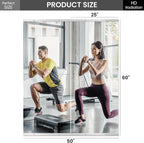 TRAHOME Home Gym Mirror for Wall, Glass Frameless Body Large Mirror for Home Gym - Image 6