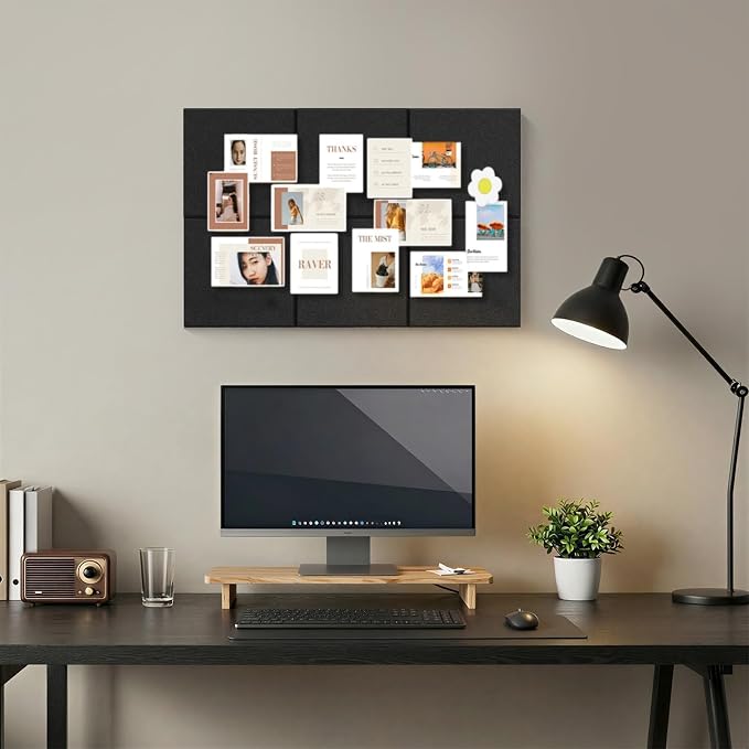 Large Cork Boards for Walls – 36" x 24" Self Adhesive Felt Wall Tiles - Image 7