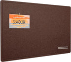 Bulletin Board, 24 x 18 inches Felt Board Decorative Pin Board, Cork Board by Lightomorrow