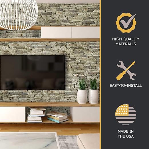 AZ Faux High-Density Polyurethane Faux Stone Interlocking Right Endcap - Image 5