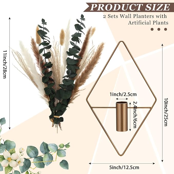 Jexine 4 Pcs Hanging Planters - Image 2
