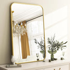 Easly 20 x 28 Inch Bathroom Mirror, Rounded Rectangular Vanity Mirror - Image 3