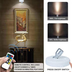 HAMVIDNE LED Spotlight, Battery Operated Picture Lights, Uplighting Indoor - Image 2