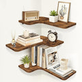 Homode Corner Floating Shelves, Corner Shelves Wall Mounted by Homode