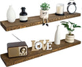 BGMG Floating Shelves 48 inch Long, Distressed Rustic Wooden Wall Shelves by BGMG