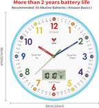Foxtop Digital and Analog Learning Clock - Image 2