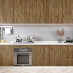 WESTICK 24" x 394" Peel and Stick Countertops Brown Wood Grain Contact Paper - Image 4