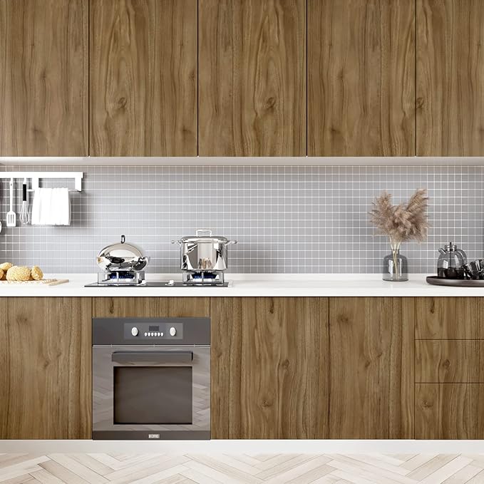 WESTICK Brown Wood Contact Paper Peel and Stick Wood Wallpaper Self Adhesive - Image 4