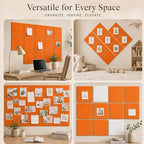Large Cork Boards for Walls – 48" x 36" Self Adhesive Felt Wall Tiles - Image 6