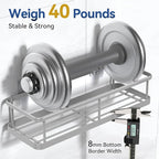 YASONIC Shower Caddy Adhesive, No Drill Bathroom Shower Organizers, - Image 4