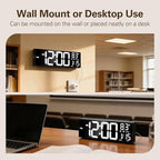 JALL 16.15 inch Large Digital Wall Clock, RGB Lights - Image 9