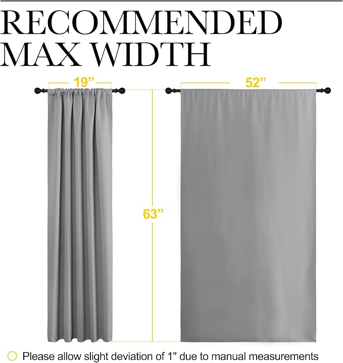 NICETOWN Blackout Curtain Panels - Image 8