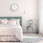 Silent Wall Clock Non Ticking, 6 Inch Wall Clocks Battery Operated, Small - Image 2