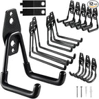 Garage Hooks, 12 Pack Wall Hooks by CRXCRC