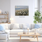 Nature Landscape Wall Art Coastal Wildflower Poster 12X16 inch Framed French - Image 4