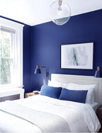Safiyya Peel and Stick Wallpaper Navy Blue Contact Paper Wall Paper Self - Image 2