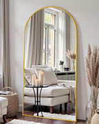 69"x28" Full Length Mirror, Arched Full Body Mirror, Standing Hanging or - Image 3
