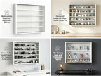 5-Tier Wall Mounted Display Cabinet, No Assembly Required Ready to Use Out of - Image 6