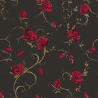 FLFK Gothic Rose Floral Wallpaper Peel and Stick 16in x 64in Wall Paper by FLFK
