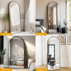 Dewfig Arched Full Length Mirror, Full Body Mirror - Image 5