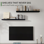 Marsmiles Wood Floating Shelves - Image 4